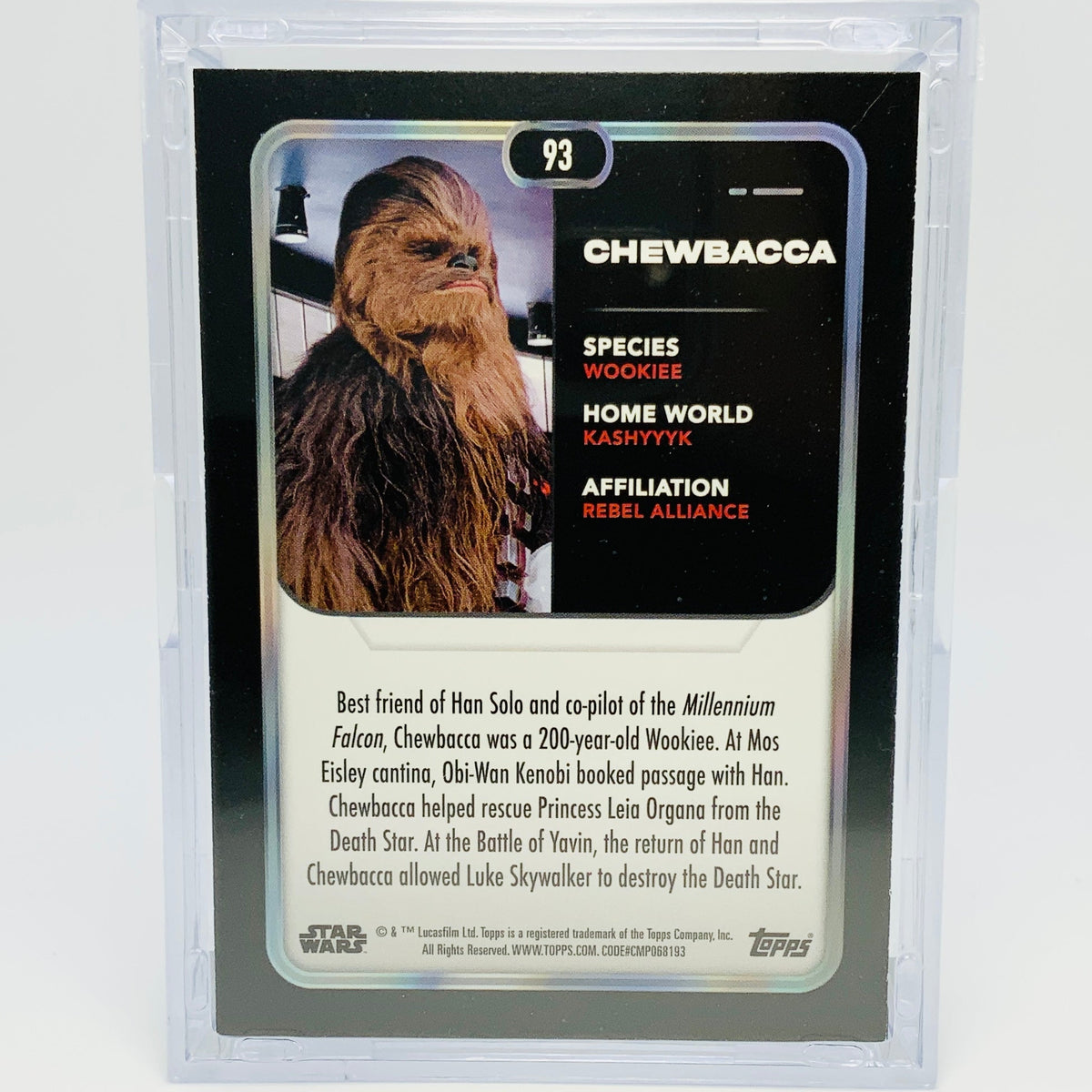 Chewbacca with Trading Card & Collector’s Case