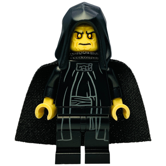 Emperor Palpatine Spongy Cape, Hood Basic, Yellow Eyes, sw1263, LEGO® Star Wars Minifigure