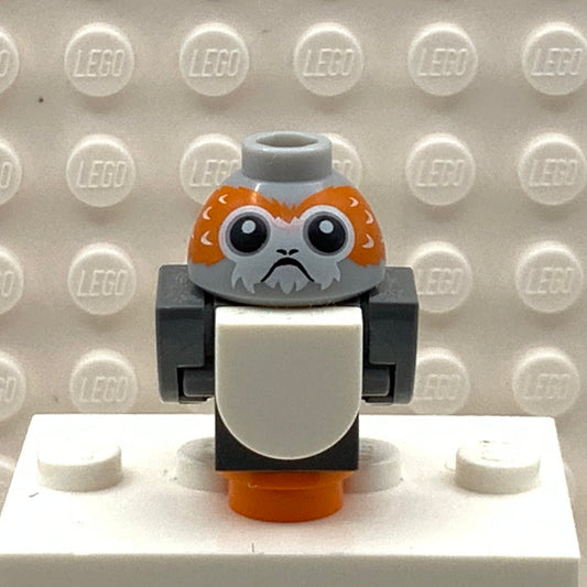 Porg - Dark Bluish Gray Wings and Black Tail, Porg03