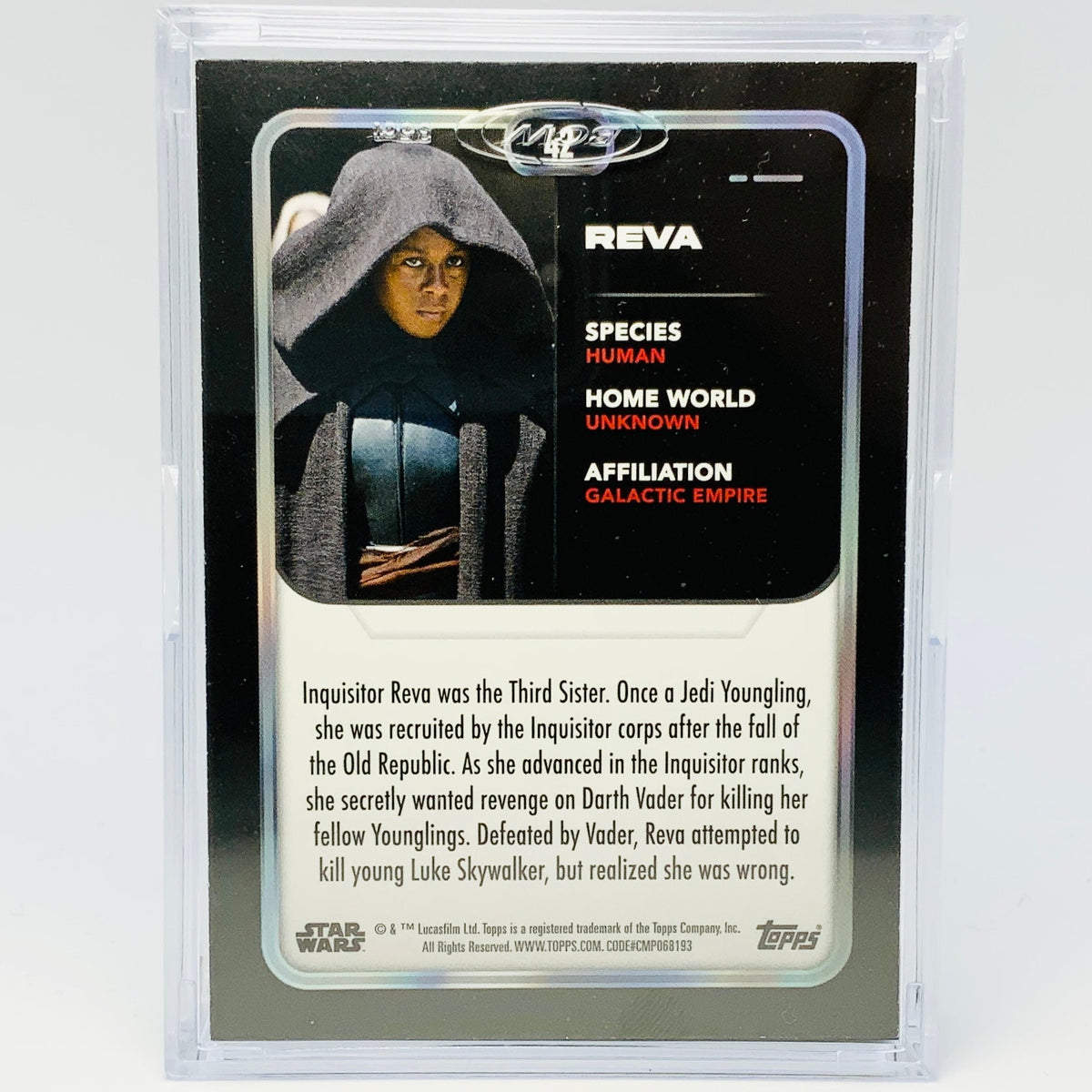 Reva with Trading Card & Collector’s Case