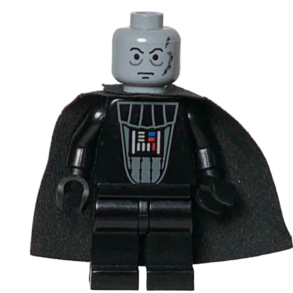 Darth Vader, Light Bluish Gray Head, sw0004a, LEGO® Star Wars Minifigure