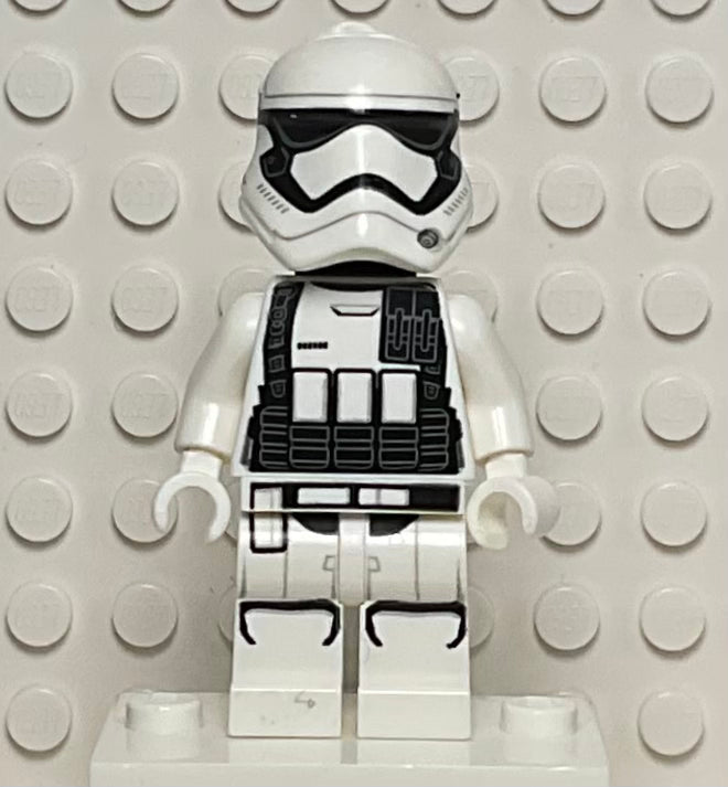 First Order Heavy Assault Stormtrooper, sw0722 (Ammo Pouch Print, Rounded Mouth Pattern, Backpack)